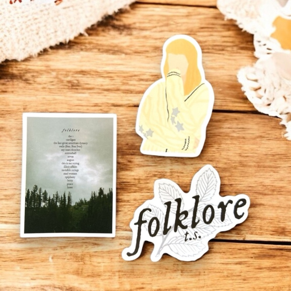 Taylor Swift Folklore Stickers